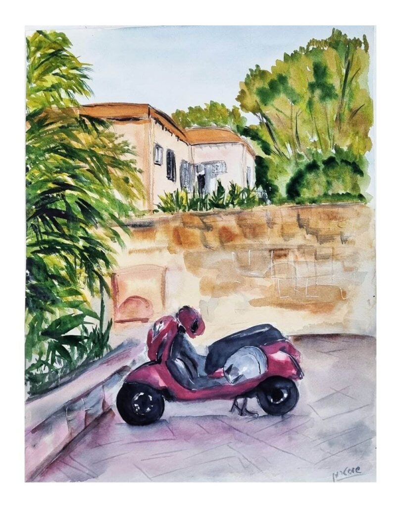 A Quiet Moment Technique: Watercolor on 100% cotton paper